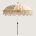 Parasol ogrodowy z materiału wodoodpornego, przeznaczony do użytku na tarasie - 150 x 150 x 250